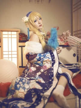 《Love Live！》 希绘里正月和服觉醒 C O S P L A Y_Love Live! 绘里正月觉醒cos (1)