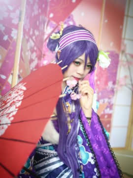 《Love Live！》 希绘里正月和服觉醒 C O S P L A Y_【LOVELIVE】正月觉醒东条希 (2)