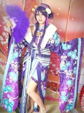 《Love Live！》 希绘里正月和服觉醒 C O S P L A Y_【LOVELIVE】正月觉醒东条希 (3)