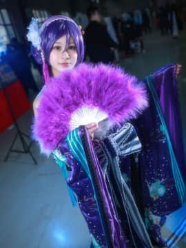 《Love Live！》 希绘里正月和服觉醒 C O S P L A Y_过气女团没人爱 (7)