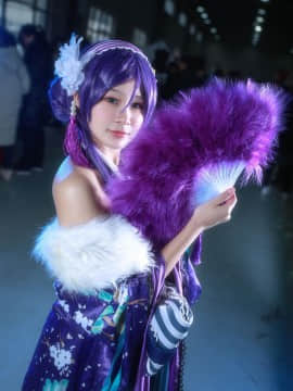 《Love Live！》 希绘里正月和服觉醒 C O S P L A Y_过气女团没人爱 (8)