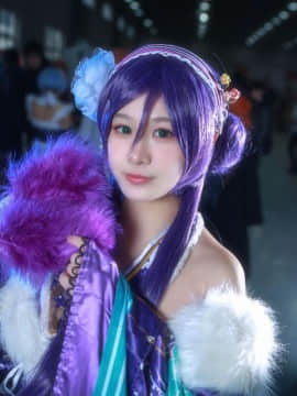 《Love Live！》 希绘里正月和服觉醒 C O S P L A Y_过气女团没人爱 (9)