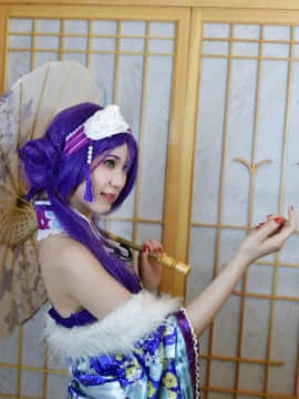 《Love Live！》 希绘里正月和服觉醒 C O S P L A Y_东条希正月觉醒 (3)