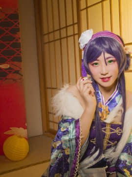 《Love Live！》 希绘里正月和服觉醒 C O S P L A Y_东条希正月和服觉醒 (8)