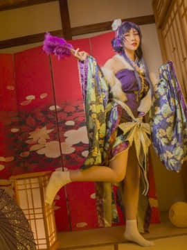 《Love Live！》 希绘里正月和服觉醒 C O S P L A Y_东条希正月和服觉醒 (10)