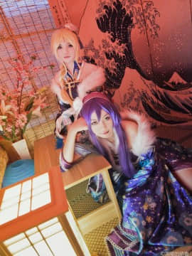 《Love Live！》 希绘里正月和服觉醒 C O S P L A Y_Love Live！和服觉醒 (4)