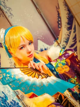 《Love Live！》 希绘里正月和服觉醒 C O S P L A Y_绚濑绘里正月和服cos (9)