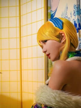 《Love Live！》 希绘里正月和服觉醒 C O S P L A Y_绚濑绘里正月和服cos (1)