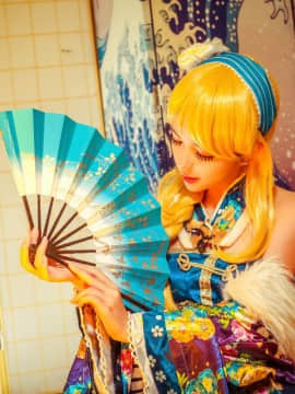 《Love Live！》 希绘里正月和服觉醒 C O S P L A Y_绚濑绘里正月和服cos (5)