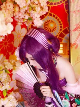 《Love Live！》 希绘里正月和服觉醒 C O S P L A Y_#东条希新年和服觉醒##顺眼劳k# (3)