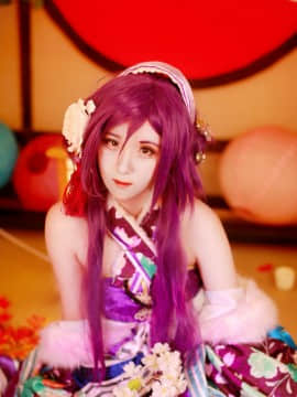 《Love Live！》 希绘里正月和服觉醒 C O S P L A Y_#东条希新年和服觉醒##顺眼劳k# (7)