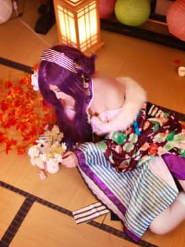 《Love Live！》 希绘里正月和服觉醒 C O S P L A Y_#东条希新年和服觉醒##顺眼劳k# (9)