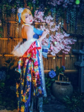 《Love Live！》 希绘里正月和服觉醒 C O S P L A Y_#绚濑绘里# #正月觉醒# (3)