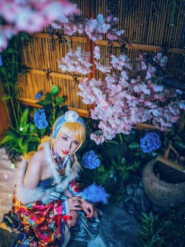 《Love Live！》 希绘里正月和服觉醒 C O S P L A Y_#绚濑绘里# #正月觉醒# (4)