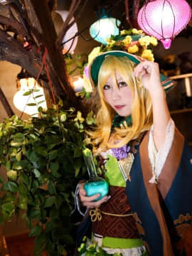 《LoveLive!Sunshine!!》小原鞠莉仙女 C O S P L A Y_试着上我的钩吧-职业觉醒小原鞠莉 (7)