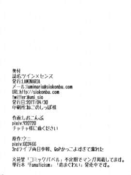 [无毒汉化组] (COMIC1☆11) [LAMINARIA (しおこんぶ)] ツイン×センス (Tokyo 7th シスターズ)_019