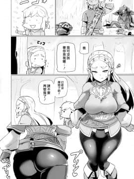 [最愛大屁屁x漢化組漢化組#26] (C93) [UU-ZONE (nuezou)] ええけつ。 (ゼルダの伝説 ブレス オブ ザ ワイルド)_03