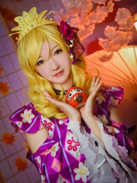 《LoveLive!Sunshine!!》小原鞠莉浴衣觉醒 C O S P L A Y_0006