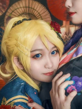 《Love Live!》大正浪漫和服未觉醒希绘姬 C O S P L A Y_0008
