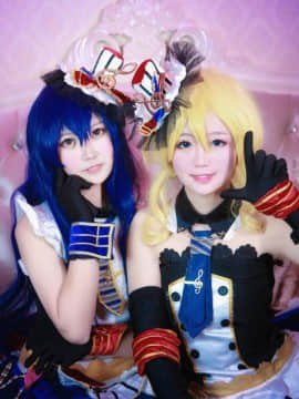 《LoveLive》绘里x海未女仆觉醒版C O S P L A Y_0013