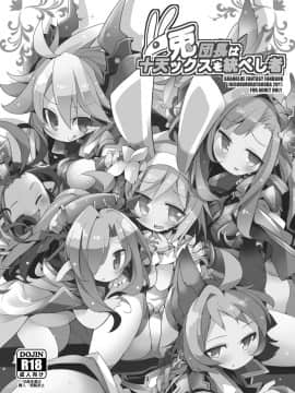 (C91) [へぐり村役場 (大和狸)] 兎団長は十天ックスを統べし者 (グランブルーファンタジー) [中国翻訳]_03_p_2