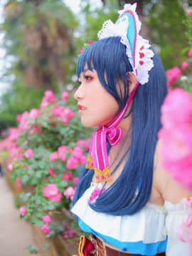 《LoveLive!Sunshine!!》津岛善子甜点女仆觉醒 C O S P L A Y_0004