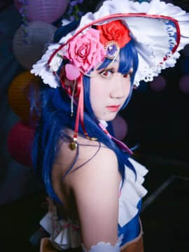 《LoveLive!Sunshine!!》津岛善子甜点女仆觉醒 C O S P L A Y_小夜羽，澤島善子甜点女仆觉醒 (1)