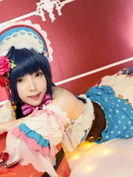 《LoveLive!Sunshine!!》津岛善子甜点女仆觉醒 C O S P L A Y_#津岛善子（划掉）夜羽正片# (20)