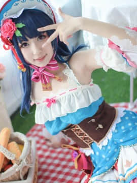 《LoveLive!Sunshine!!》津岛善子甜点女仆觉醒 C O S P L A Y_#津岛善子（划掉）夜羽正片# (2)