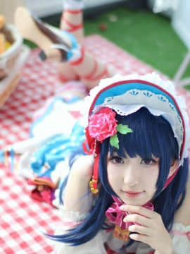 《LoveLive!Sunshine!!》津岛善子甜点女仆觉醒 C O S P L A Y_#津岛善子（划掉）夜羽正片# (7)