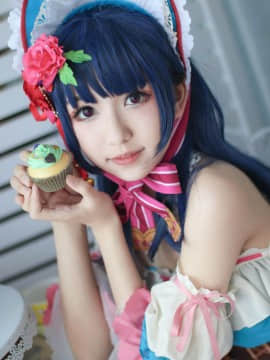 《LoveLive!Sunshine!!》津岛善子甜点女仆觉醒 C O S P L A Y_#津岛善子（划掉）夜羽正片# (8)