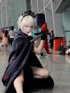《Fate Grand Order》黑枪呆saber C O S P L A Y_0006