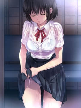 (同人CG集)濡れ透けJ○雨宿りレイプ 前+後_02-005