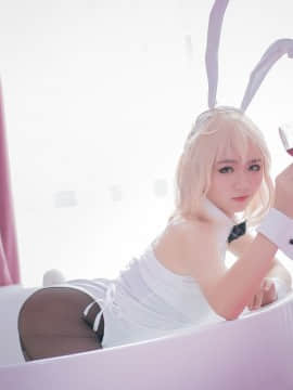《FateGrand Order》saber白色兔女郎 C O S P L A Y_0006