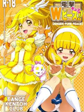 (C82)(同人誌)[丹下拳闘倶楽部] 電撃 Wキュアピース！！ (プリキュア)[脸肿汉化组]_scan0001