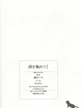 [願殤H漢化組][NtyPe (溝口ケージ)] 猫を飼おう！ (東方Project)_IMG_0021
