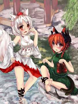 [463 li] 白狼黑猫 (touhou project)