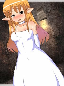 [同人CG][聖クロネコ騎士団]高貴なエルフの女の子がキモデブ男の肉便器妻に_p03