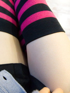 THE 絶対領域 Vol.2　～縞ニーソ編～_405