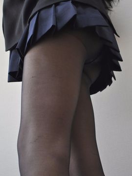 極限レベル☆黒スト脚線美COS_203
