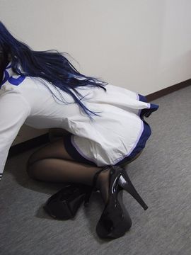 桃○☆黒ストふぇちCOS_051