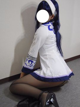 桃○☆黒ストふぇちCOS_054