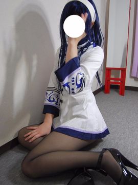 桃○☆黒ストふぇちCOS_073