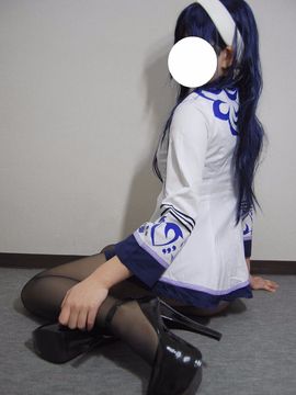 桃○☆黒ストふぇちCOS_085