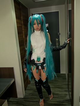 [コスプレイヤー素人撮影] コスプレイヤーナンパ日記　DP アペンドシナモンロール_003