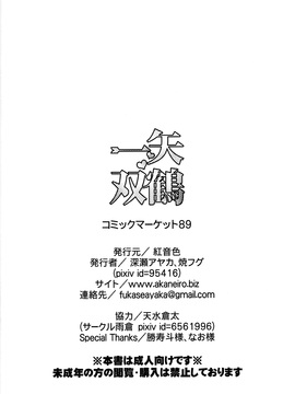 [紅音色 (深瀬アヤカ, 焼フグ)] 一矢双鶴  (艦隊これくしょん -艦これ-)[想抱雷妈汉化组]_26_025