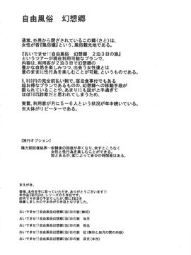 (C87) [にゅう工房 (にゅう)] おいでませ!!自由風俗幻想郷2泊3日の旅 卯月 (東方Project)_03