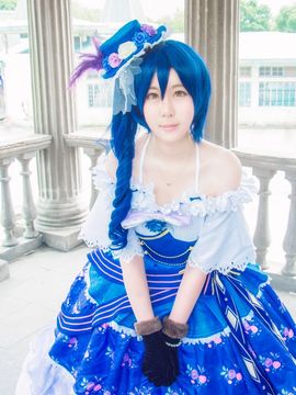 《Love Live! 》园田海未Sonoda觉醒 C O S P L A Y_Love Live！ 舞会觉醒海 (4)