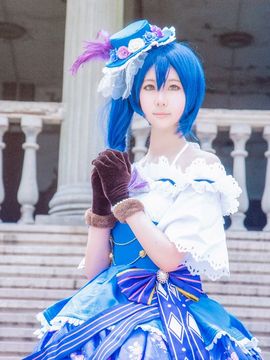 《Love Live! 》园田海未Sonoda觉醒 C O S P L A Y_Love Live！ 舞会觉醒海 (2)
