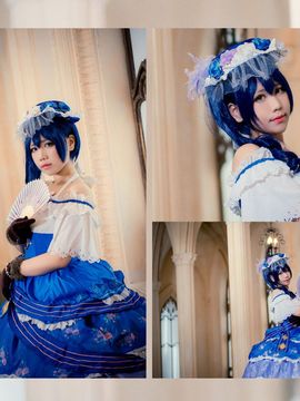 《Love Live! 》园田海未Sonoda觉醒 C O S P L A Y_园田海未-舞会-LOVELIVE (3)